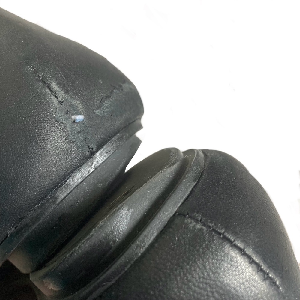 Vionic Caroll Black Leather Ballet Flats - Picture 7 of 8